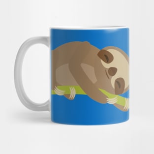 sleeping sloth, sleep all day, sleep all night Mug